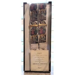 New Sealed Vtg Trafalgar Silk Cigarros Tobacco Limited Edition Suspenders Braces